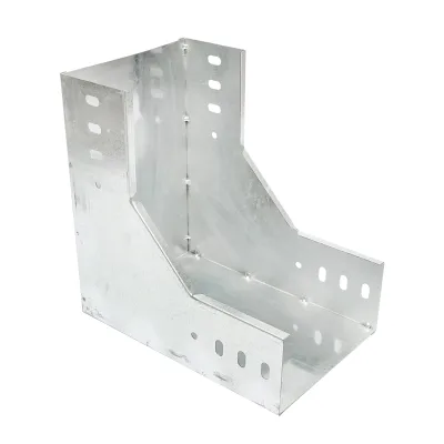 Gomito verticale a 90 gradi per grondaia in acciaio zincato per grondaia 100x200mm