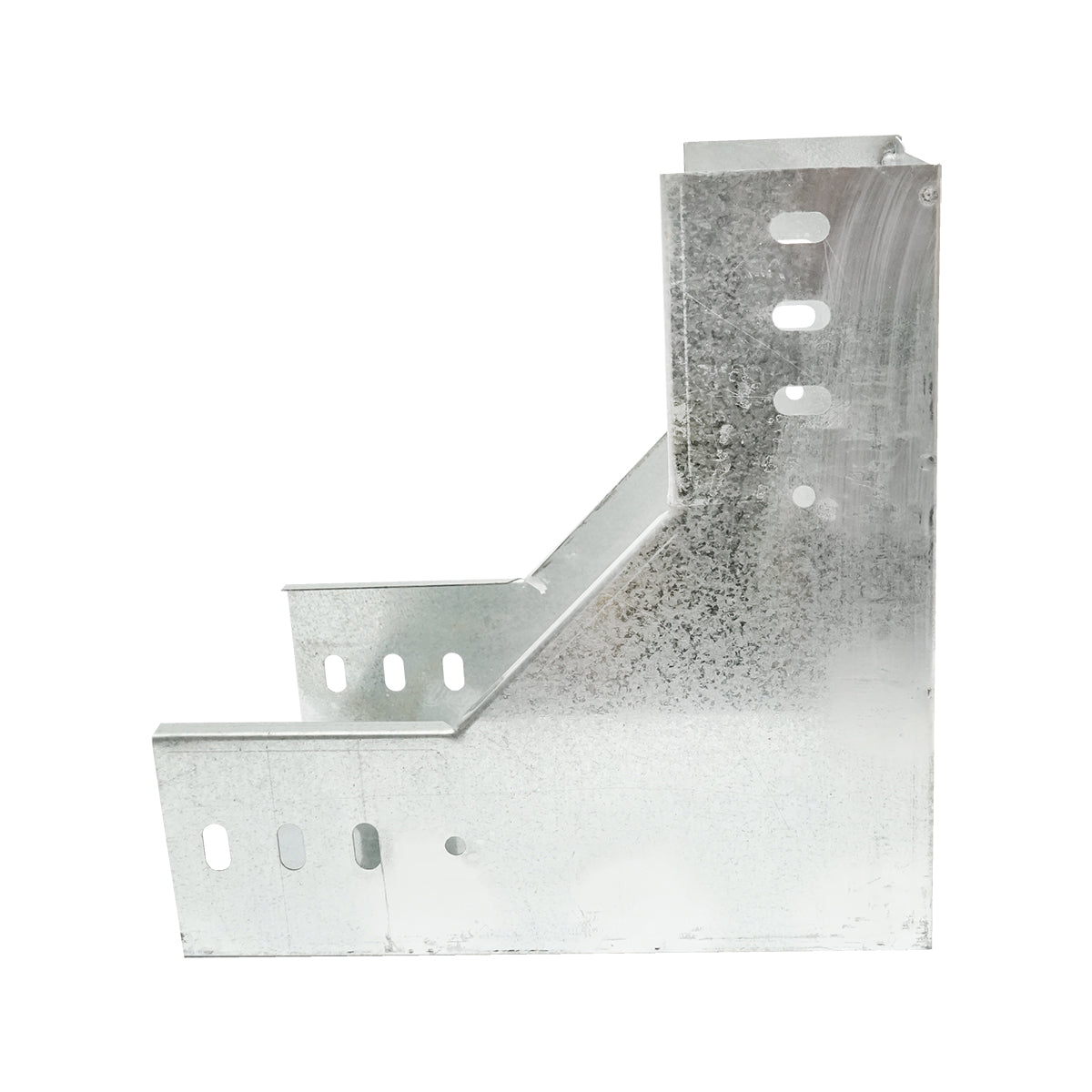 Gomito verticale a 90 gradi per grondaia in acciaio zincato per grondaia 100x200mm - immagine 3