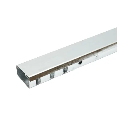 Grondaia metallica non forata, zincata 25x50x2000mm - immagine 4