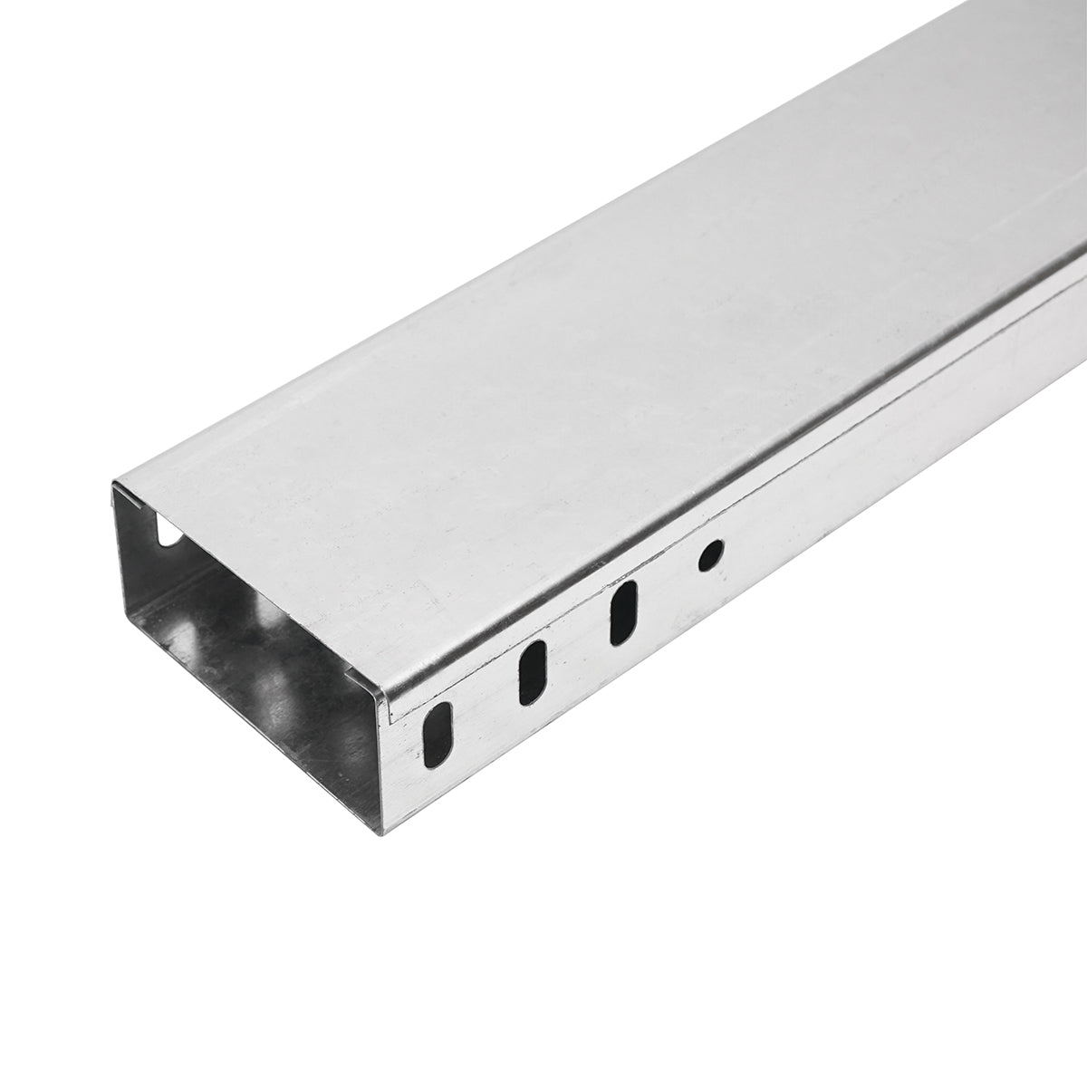 Grondaia metallica non forata, zincata 50x100x2000mm - immagine 4
