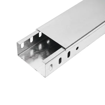 Grondaia metallica non forata, zincata 50x100x2000mm