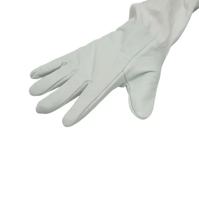Guanti apicoli in pelle con cotone, taglia L - immagine 2