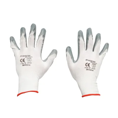Guanti da lavoro bianco-grigio taglia 10 Breckner Germany - immagine 2