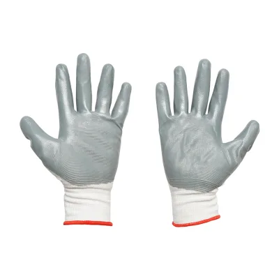 Guanti da lavoro bianco-grigio taglia 10 Breckner Germany - immagine 3