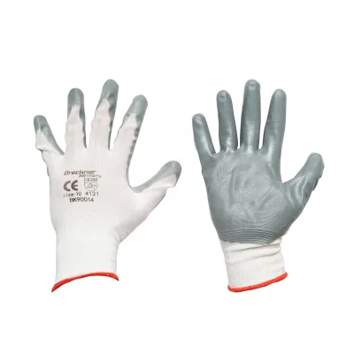 Guanti da lavoro bianco-grigio taglia 10 Breckner Germany