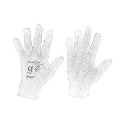 Guanti da lavoro in cotone bianco taglia 9 Breckner Germany