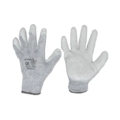 Guanti da lavoro in cotone gommato grigio taglia 10 Breckner Germany