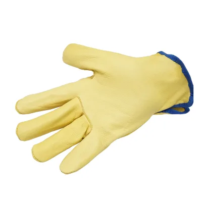 Guanti da lavoro in pelle gialli taglia 10 Breckner Germany - immagine 3