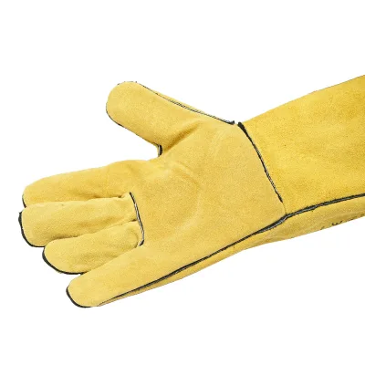 Guanti da saldatura in pelle con fodera, lunghezza 35 cm taglia 10 Breckner Germany - immagine 3