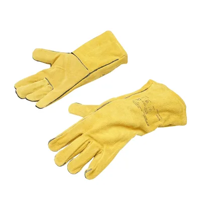 Guanti da saldatura in pelle con fodera, lunghezza 35 cm taglia 10 Breckner Germany - immagine 2