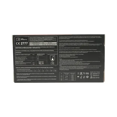 Guanti in nitrile sintetico nero senza polvere, taglia XL, 100 pezzi/scatola - immagine 6