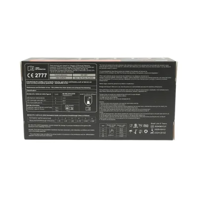 Guanti in nitrile sintetico nero, senza polvere, taglia M, 100 pezzi/scatola - immagine 6