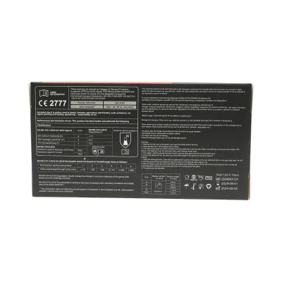 Guanti in nitrile sintetico nero, senza polvere, taglia S, 100 pezzi/scatola - immagine 6