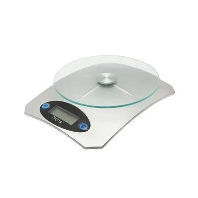 Hoteche Bilancia da Cucina Digitale, 1g-5kg, Piattaforma in Vetro, Display LCD, Unità g/lb/oz/kg - immagine 2