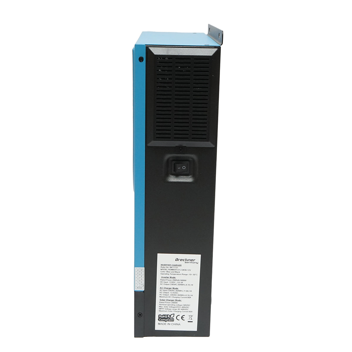 I Inverter solare ibrido 1,6 KW Breckner Germany 12V, 80A, MPPT, monofase, OFF-GRID, SY-2.0KW-12V - immagine 5