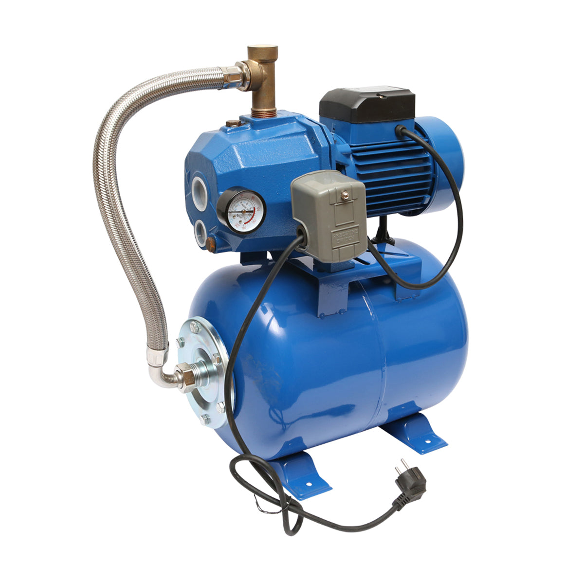 Idroforo acqua 750W 220V, portata 46L/min, H39m, serbatoio 24L, velocità 2860 r/min con ejector AUTODP255 Breckner Germany - immagine 5