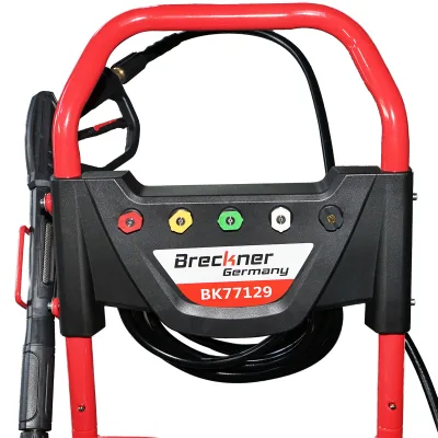 IDROPULITRICE A SCOPPIO 7.5CV, 220 Bar, portata 510 l/h con tubo e pistola Breckner Germany - immagine 6