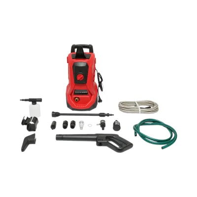Idropulitrice da 1400 W, 220 V, 95 bar, portata 4,8 l/min con pistola, serbatoio per schiuma e tubo flessibile. Breckner Germany - immagine 2