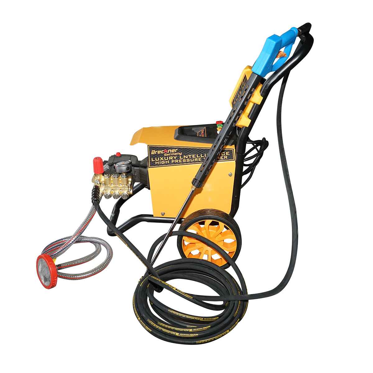 Idropulitrice da 4 kW/380 V, 220 bar, portata 15 l/min con tubo e pistola. Breckner Germany - immagine 3