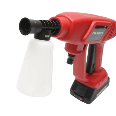 Idropulitrice portatile con 2 batterie da 20 V, 2 Ah agli ioni di litio, 180 W, 10 bar, portata 3 l/min, testina rotante a 6 funzioni, serbatoio schiuma da 400 ml. - immagine 6