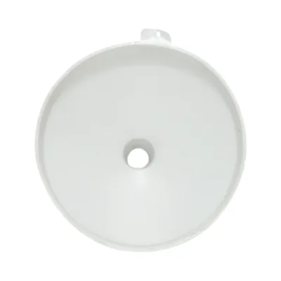 Imbuto in plastica 100mm bianco - immagine 4