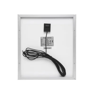 Impianto solare policristallino 18V/20W con radio FM/MP3 e 2 lampadine 12V/3W - immagine 5