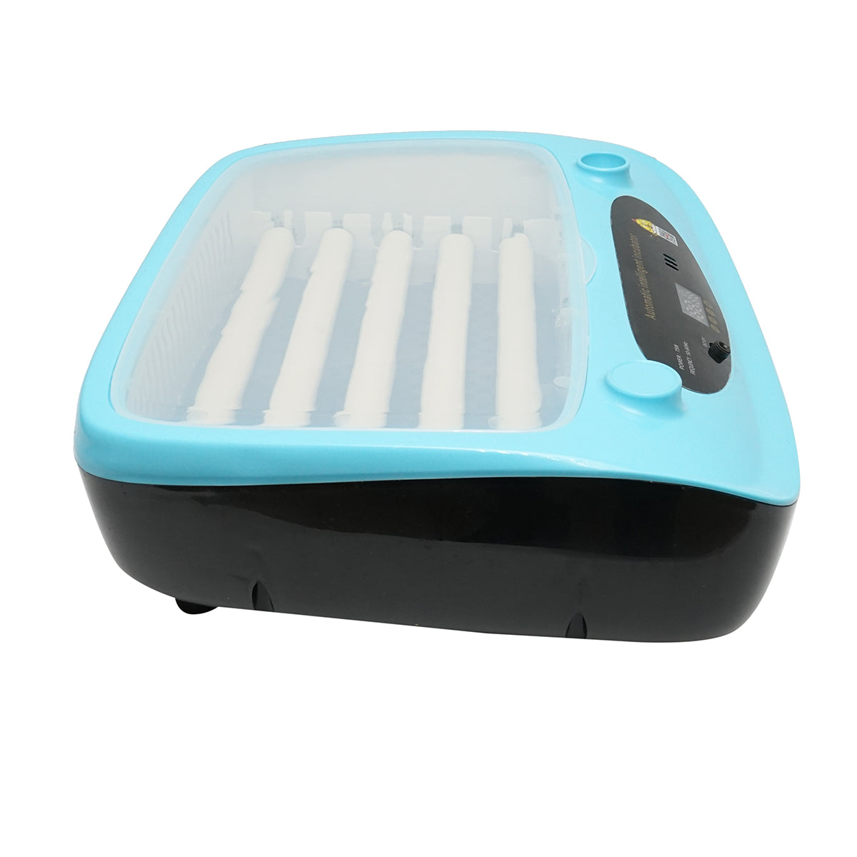 Incubatrice automatica 24 uova 75W, 12V-220V con rotazione automatica, controllo temperatura e umidità, display digitale - immagine 5