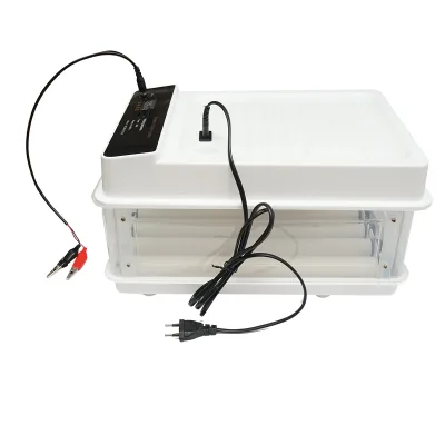 Incubatrice automatica 30 uova 50W, 12V-220V con rotazione automatica, controllo temperatura e umidità, display digitale - immagine 4