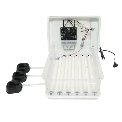 Incubatrice automatica 30 uova 50W, 12V-220V con rotazione automatica, controllo temperatura e umidità, display digitale - immagine 2