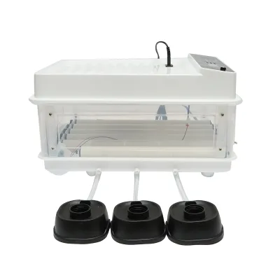 Incubatrice automatica 30 uova 50W, 12V-220V con rotazione automatica, controllo temperatura e umidità, display digitale - immagine 5