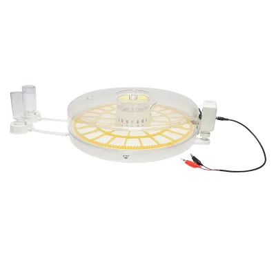 Incubatrice automatica 35 uova 70W, 12V-220V con rotazione automatica, controllo temperatura e umidità, display digitale - immagine 2