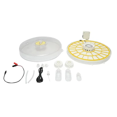 Incubatrice automatica 35 uova 70W, 12V-220V con rotazione automatica, controllo temperatura e umidità, display digitale - immagine 3