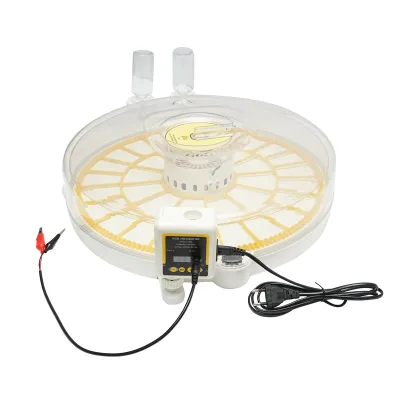 Incubatrice automatica 35 uova 70W, 12V-220V con rotazione automatica, controllo temperatura e umidità, display digitale
