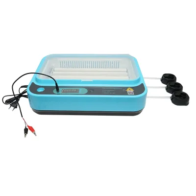 Incubatrice automatica 36 uova 80W, 12V-220V, rotazione automatica, controllo temperatura e umidità, display digitale