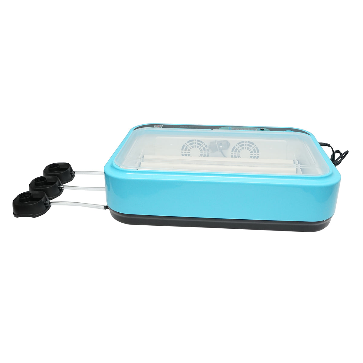 Incubatrice automatica 36 uova 80W, 12V-220V, rotazione automatica, controllo temperatura e umidità, display digitale - immagine 4