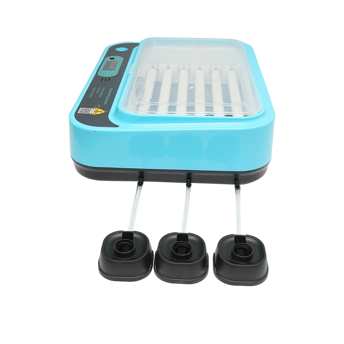 Incubatrice automatica 36 uova 80W, 12V-220V, rotazione automatica, controllo temperatura e umidità, display digitale - immagine 2