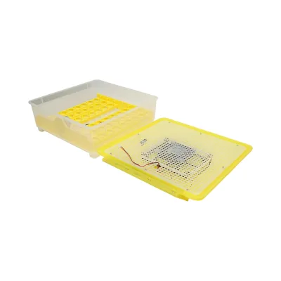 Incubatrice automatica 48 uova 80W, 12V-220V con rotazione automatica, controllo temperatura e umidità, display digitale - immagine 5