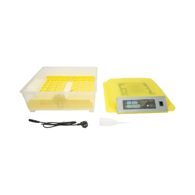 Incubatrice automatica 48 uova 80W, 12V-220V con rotazione automatica, controllo temperatura e umidità, display digitale - immagine 3