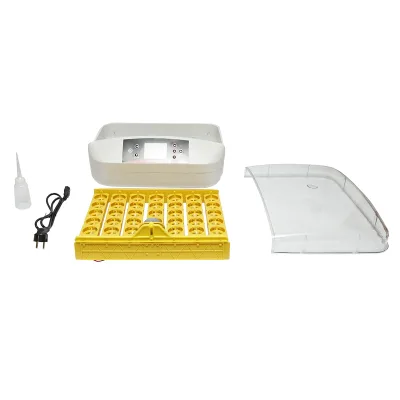 Incubatrice automatica per 32 uova, 220V, rotazione automatica, controllo della temperatura e umidità, display elettronico, vassoio illuminato a LED - immagine 4