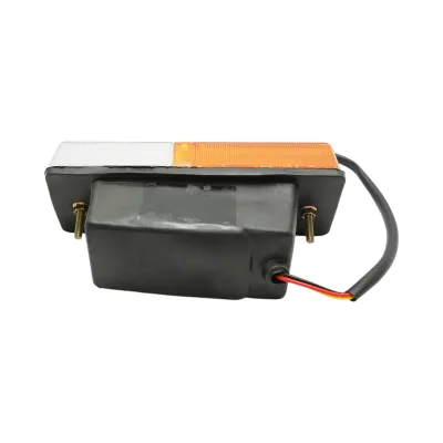 Indicatore di direzione anteriore destro per Fiat, Massey Ferguson, Landini, Case IH 12V/5W, 160x60mm Codice OEM 5124111, 5124113, 87569358, 9958319, 4997265, 4999859, SF4999859, 1425884M93, VPM3633, 400481AA - immagine 2