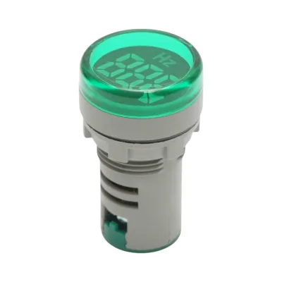Indicatore di frequenza digitale amperometro LED verde 0-99Hz Ø 22mm Breckner Germany
