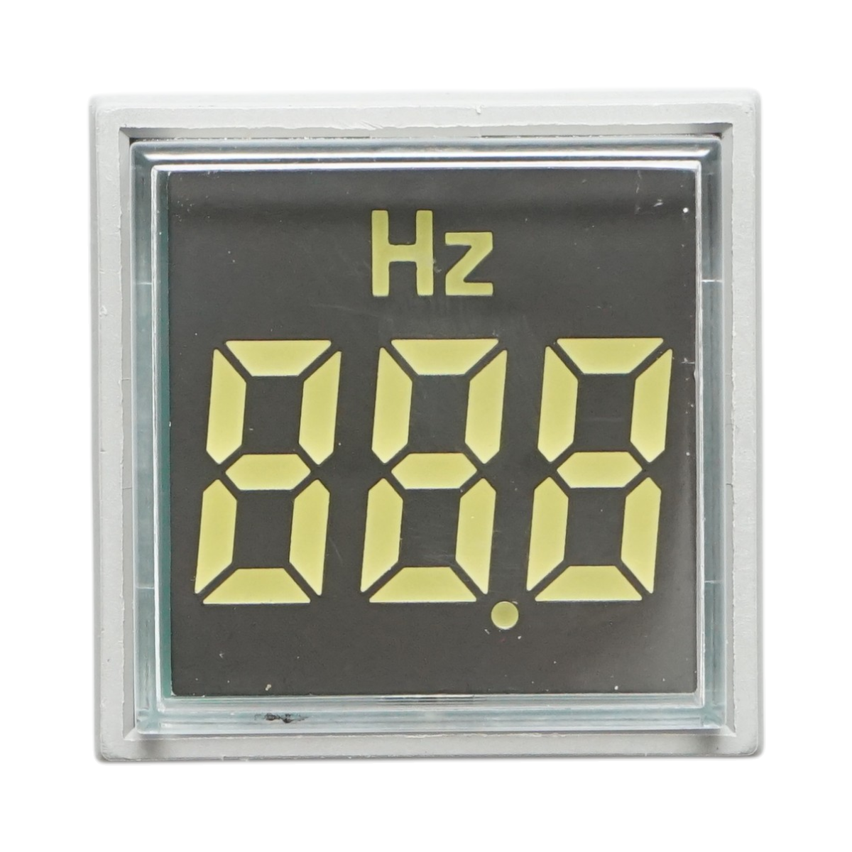 Indicatore di frequenza digitale LED bianco 0-99Hz Ø 22mm Breckner Germany - immagine 2