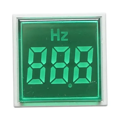Indicatore di frequenza digitale LED verde 0-99Hz Ø 22mm Breckner Germany - immagine 2