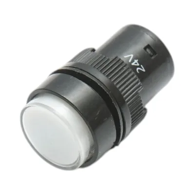 Indicatore di segnale industriale LED bianco 24V Ø 16mm Breckner Germany - immagine 2