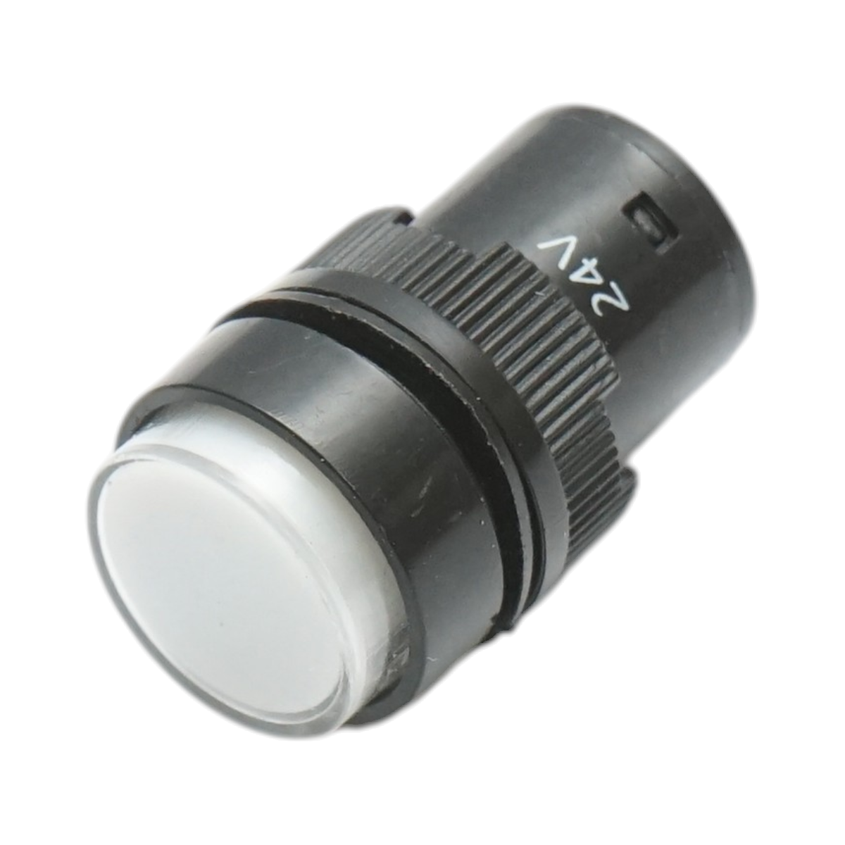 Indicatore di segnale industriale LED bianco 24V Ø 16mm Breckner Germany - immagine 2