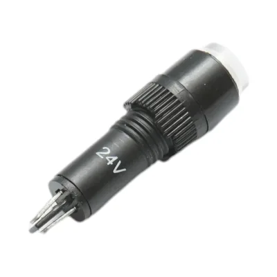 Indicatore di segnale industriale LED bianco 24V Ø 8mm Breckner Germany - immagine 3