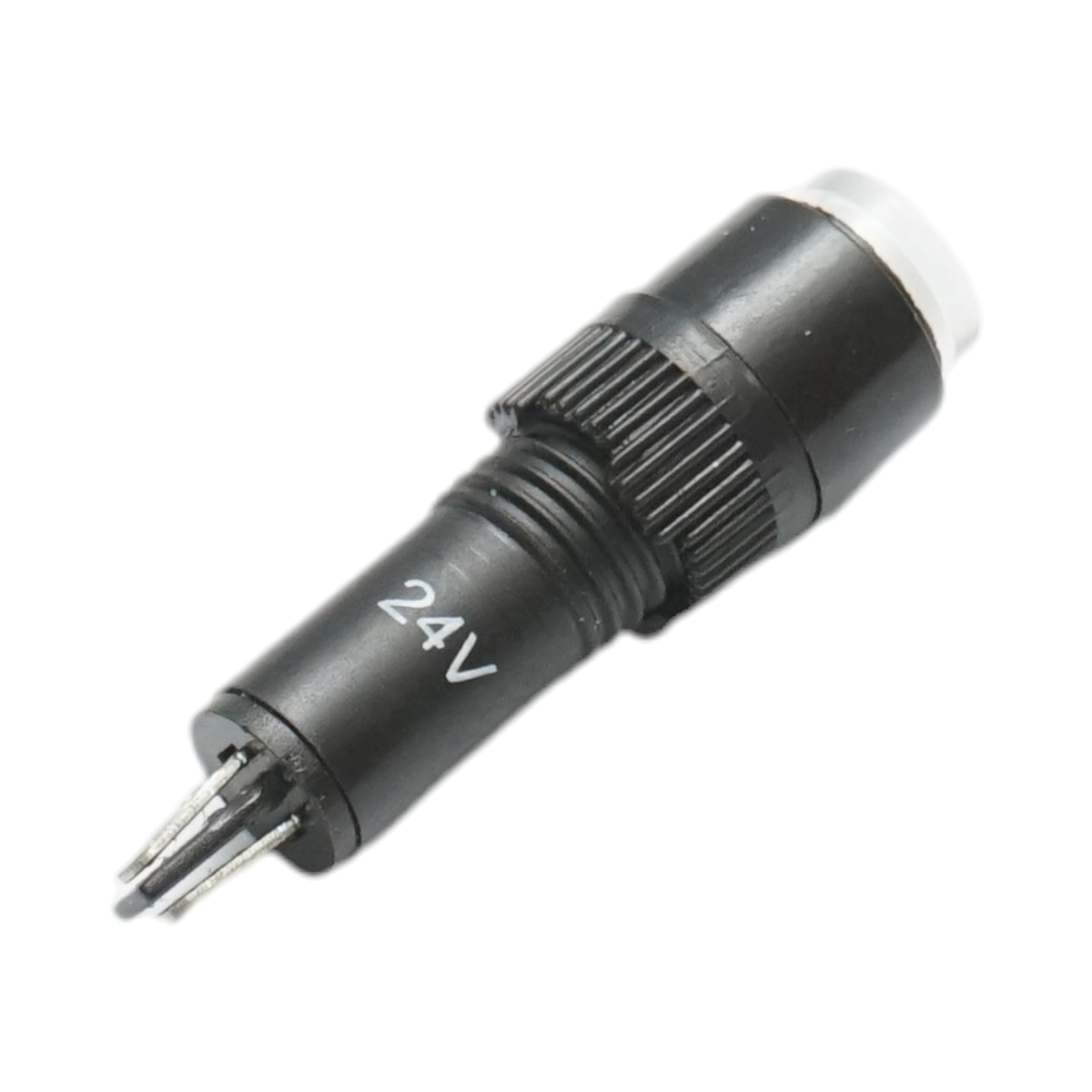 Indicatore di segnale industriale LED bianco 24V Ø 8mm Breckner Germany - immagine 3
