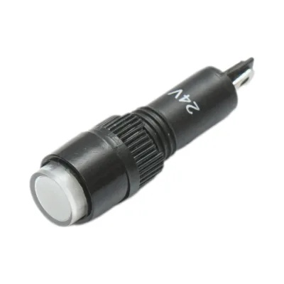 Indicatore di segnale industriale LED bianco 24V Ø 8mm Breckner Germany - immagine 2