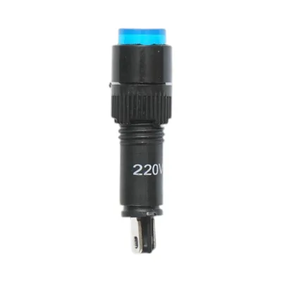 Indicatore di segnale industriale LED blu 220V Ø 8mm Breckner Germany