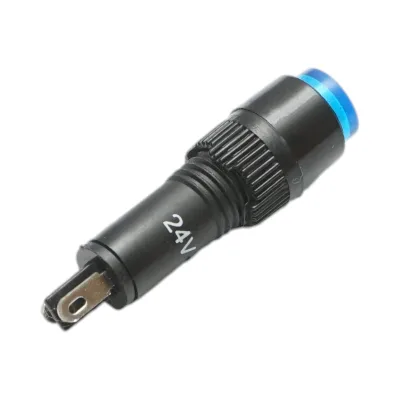 Indicatore di segnale industriale LED blu 24V Ø 8mm Breckner Germany - immagine 3
